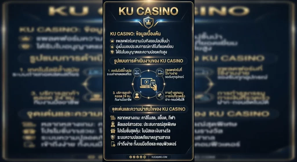 จุดเด่นและความน่าสนใจของ ku casino